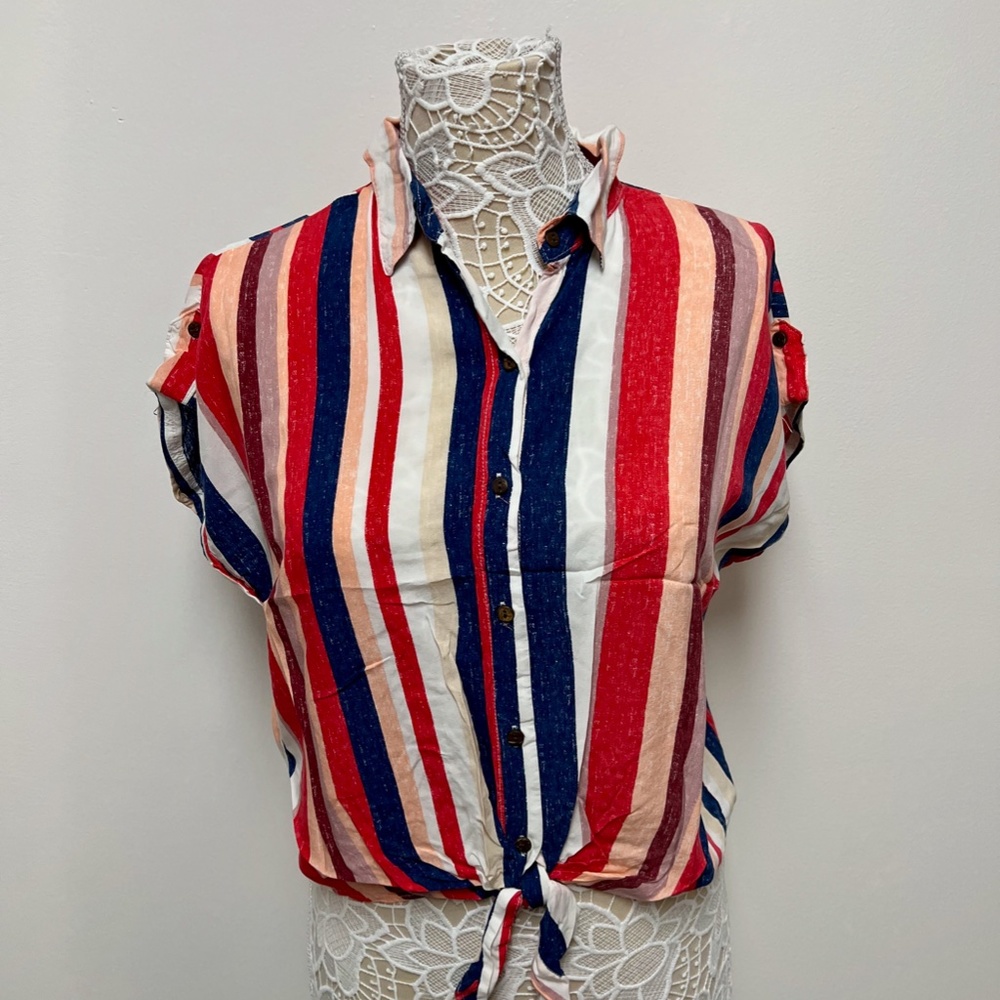 Colorful Striped Top - Picture 2 of 6